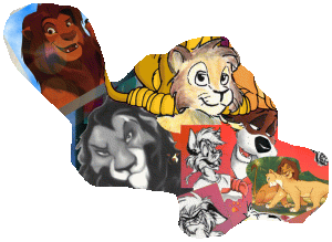 "Lion King & Furry" collage by Jammet