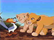 Simba telling Zazu that he will be fired as soon as Simba becomes King