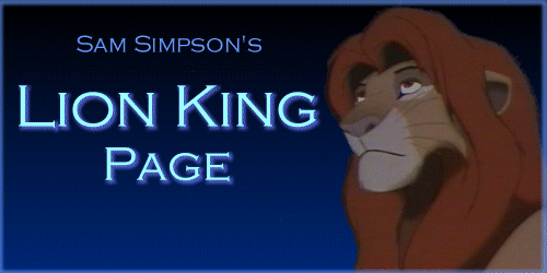 Sam Simpson's Lion King Page